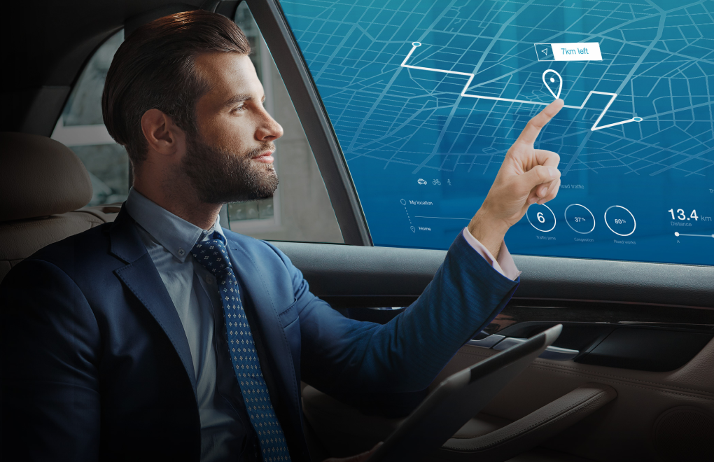 Transparent Touch MicroLED Display