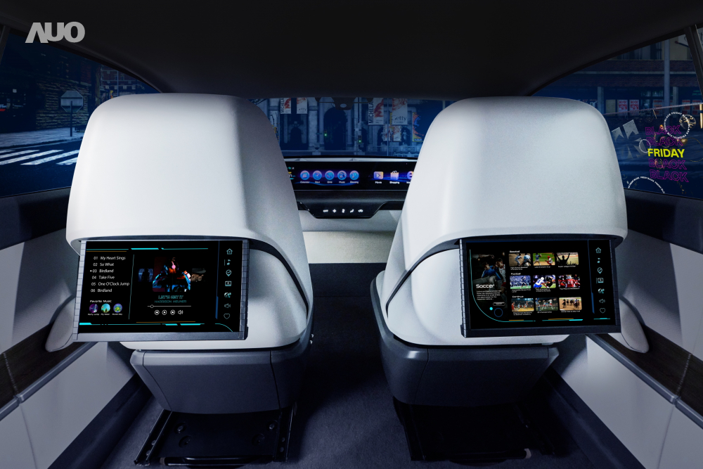 3499拉斯维加斯新一代Smart Cockpit 2024，以Micro LED先进显示技术优势，创建〝可卷式后座娱乐显示器〞，仅在互动时才显示出所需画面及信息，扩充更丰富的娱乐和交互信息服务，获国际奖项荣耀