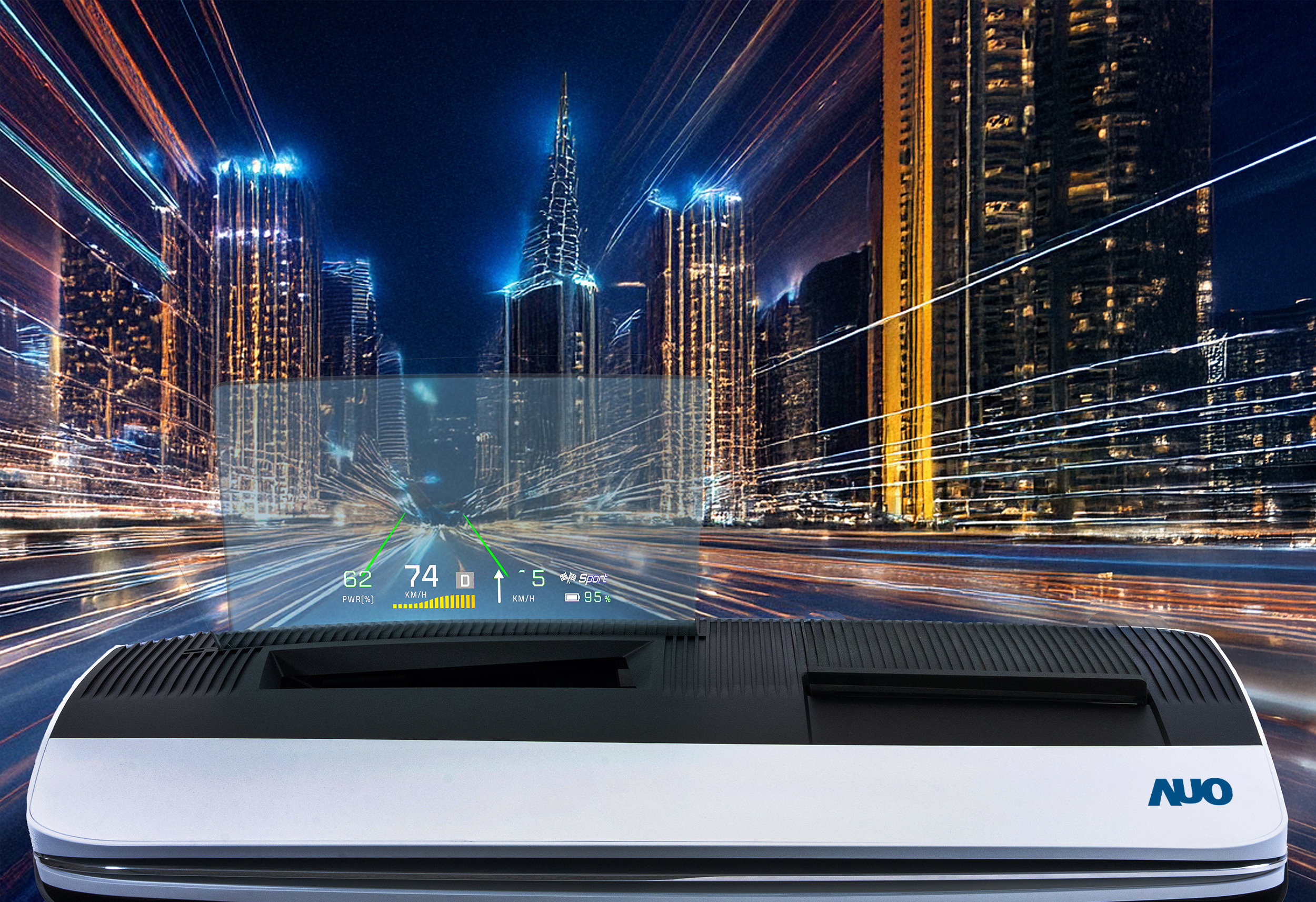 3499拉斯维加斯推出13吋Micro LED抬头显示器，提供高入眼亮度、高色彩饱和度的显示质量，在阳光下或黑暗中都清晰可见，并利用Micro LED模块体积小的优势，解决车用空间有限的痛点