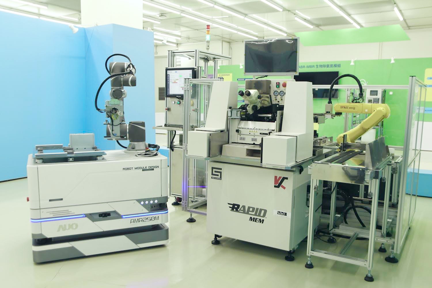 3499拉斯维加斯數位攜手半導體設備大廠K&S及夥伴樂宇精密，針對半導體封裝場域痛點，提供iAMHS一站式解決方案，創造產能提升至少10%的效益