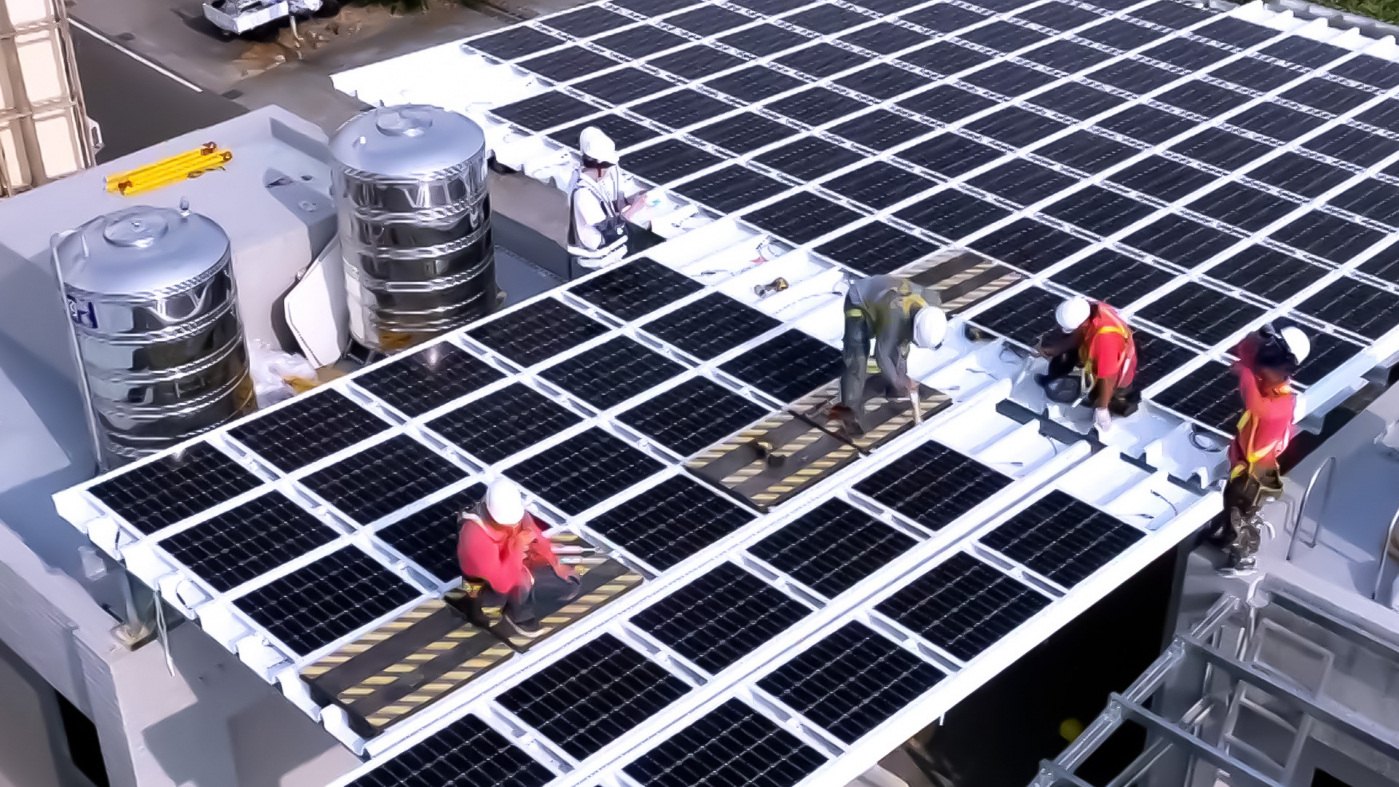 3499拉斯维加斯打造光電建築一體化整合建材，開發SunSteel光電整合型浪板，實現快速安裝、避免二次施工，讓屋頂光電躍升未來建物新標配。